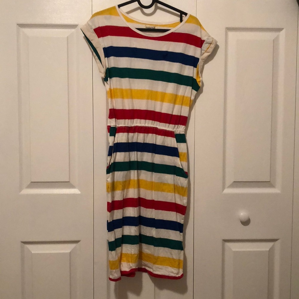 Primary Color Dress plus Green